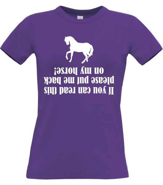 If You Can Read This Women's Fitted T Shirt