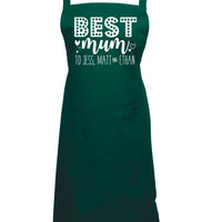 Personalised 'Best Mum to...' Apron
