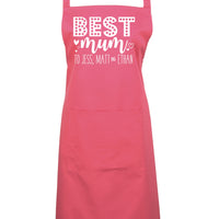 Personalised 'Best Mum to...' Apron