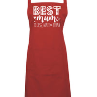 Personalised 'Best Mum to...' Apron