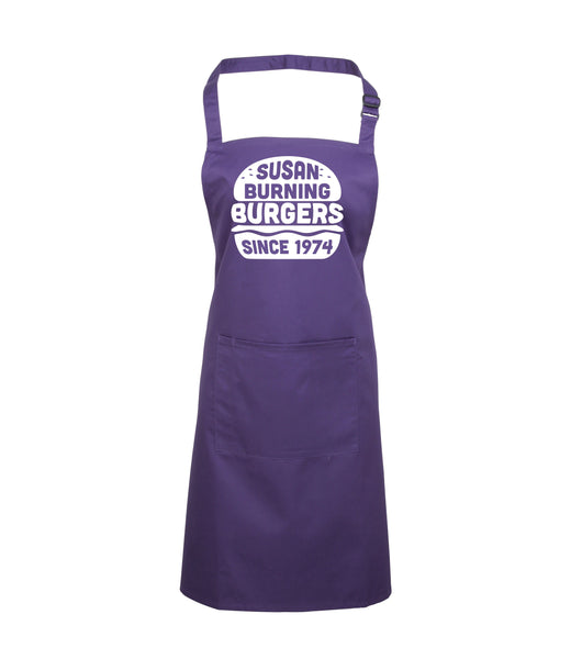 Burgers brûlants personnalisés depuis... Tablier 