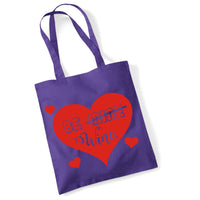 Be Wine Valentines Day Tote Bag