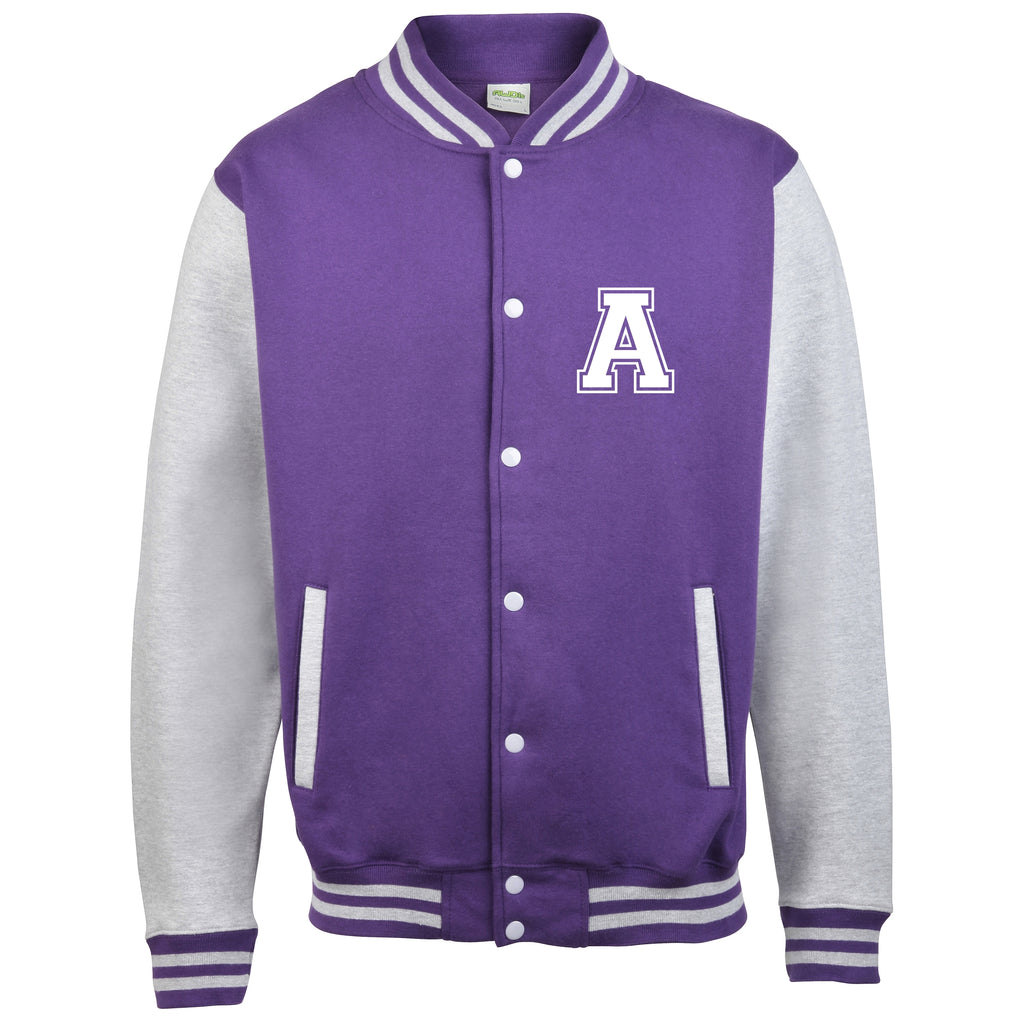 Personalised Children's Varsity Jacket With Initial and Name