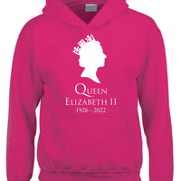 Sweat à capuche Souvenir de la reine Elizabeth II 1926-2022
