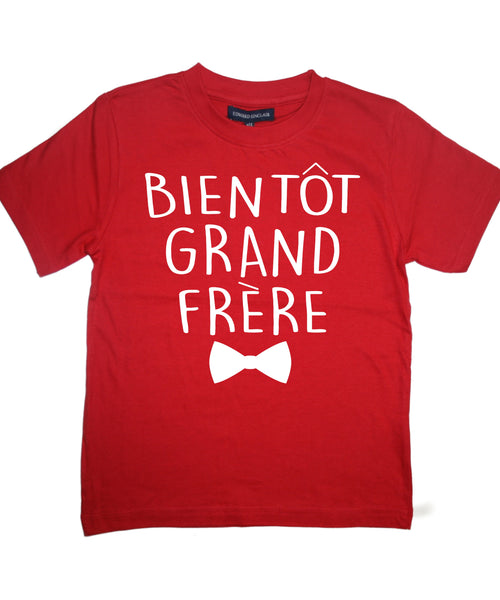 T-shirt enfant Bientôt Grand Frère