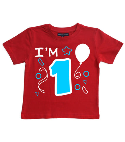 J'ai 1 ans T-shirt d'anniversaire pour enfants 