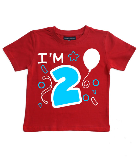 J'ai 2 ans T-shirt anniversaire enfant 