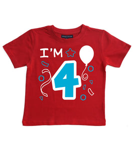 I'm 4 Children's Birthday T-Shirt