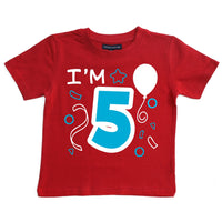 I'm 5 Children's Birthday T-Shirt