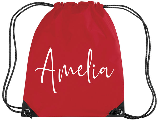 Sac à cordon signature personnalisé 