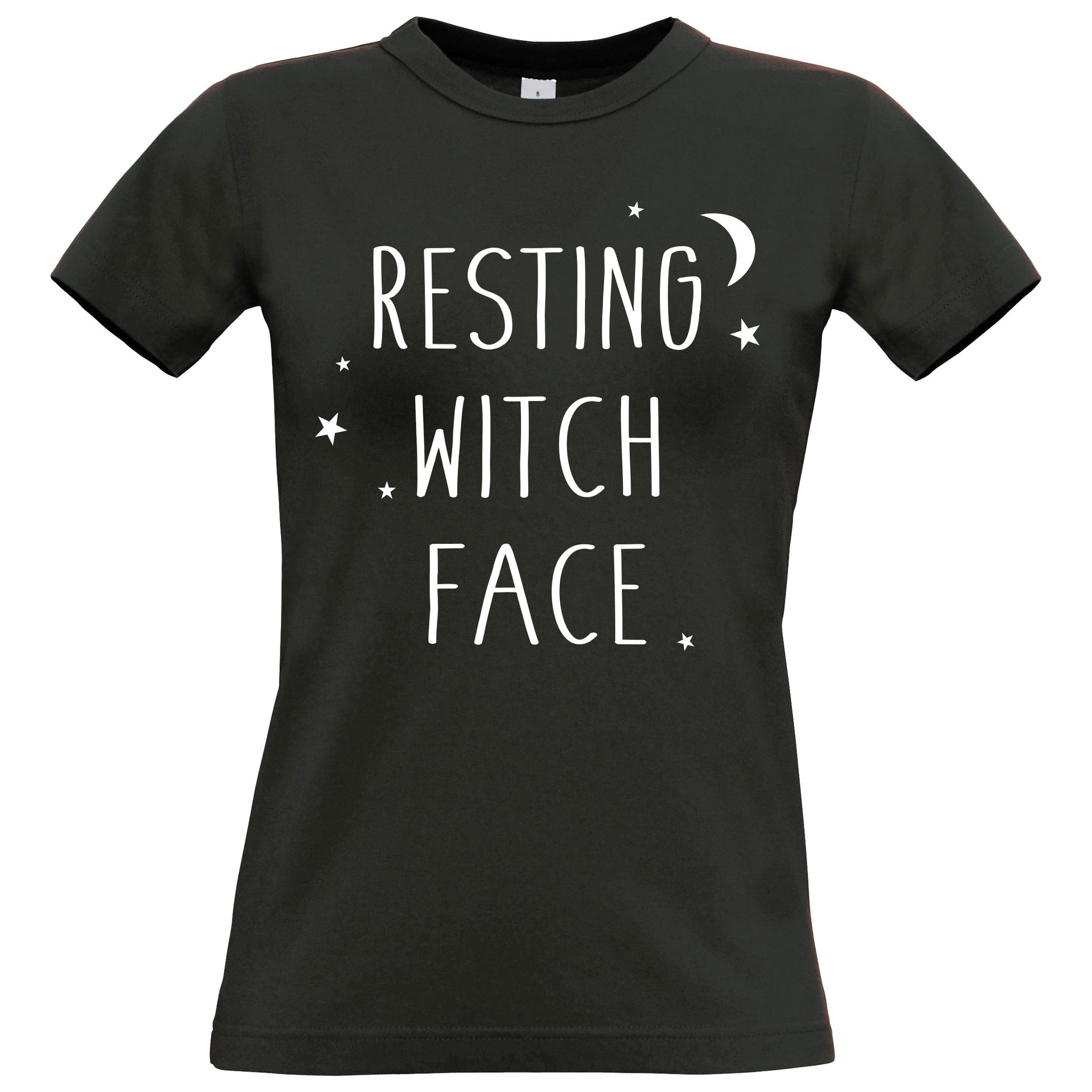 Resting Witch Face Women's Fitted T Shirt