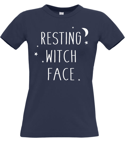 Resting Witch Face Women's Fitted T Shirt