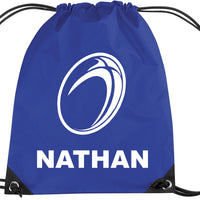 Sac à Cordon Ballon de Rugby Personnalisé