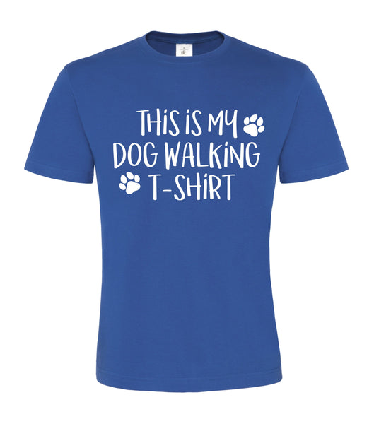 C'est mon chien qui marche T-shirt T-shirt unisexe 