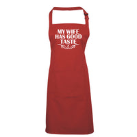 My wife has good taste. Apron