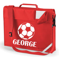 Personalised Football Bookbag with Straps