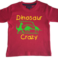 T-shirt enfant dinosaure fou