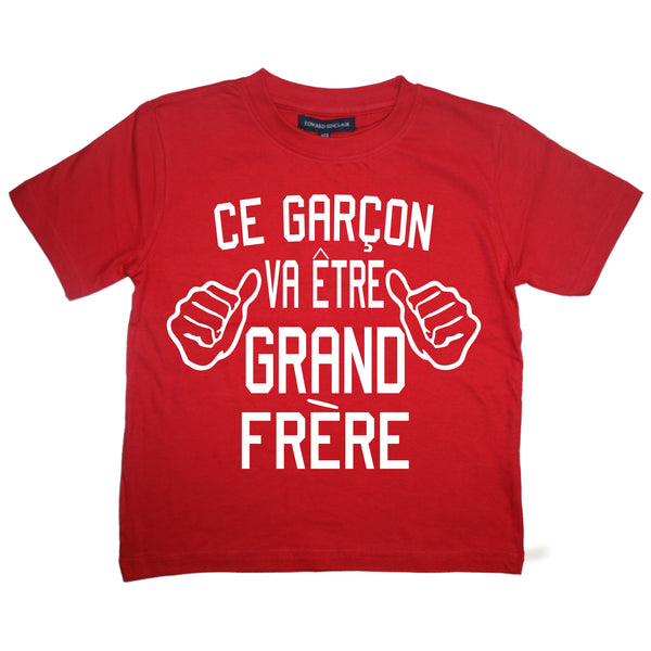 T-shirt enfant Ce Garcon va être Grand Frère
