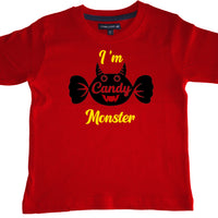 Je suis un t-shirt d'Halloween Candy Monster Kids. 