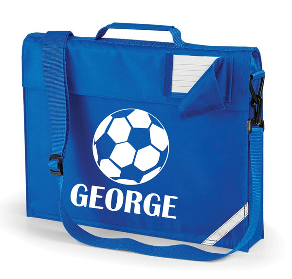 Personalised Football Bookbag with Straps