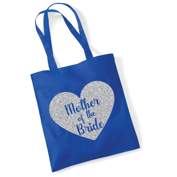Mother of The Bride Tote Bag with Sparking Print