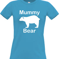 Mummy Bear Women's Fitted T-shirt
