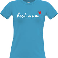 Best Mum Women's Fitted T-Shirt