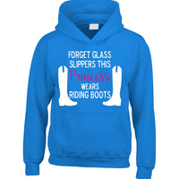 Forget Glass Slippers, This Princess wears Riding Boots! Hoodie