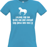 If You Can Read This Women's Fitted T Shirt