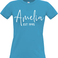 Est Signature Fitted Women's T Shirt