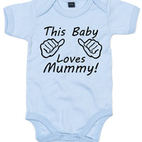 This Baby Love Mummy Baby Bodysuit