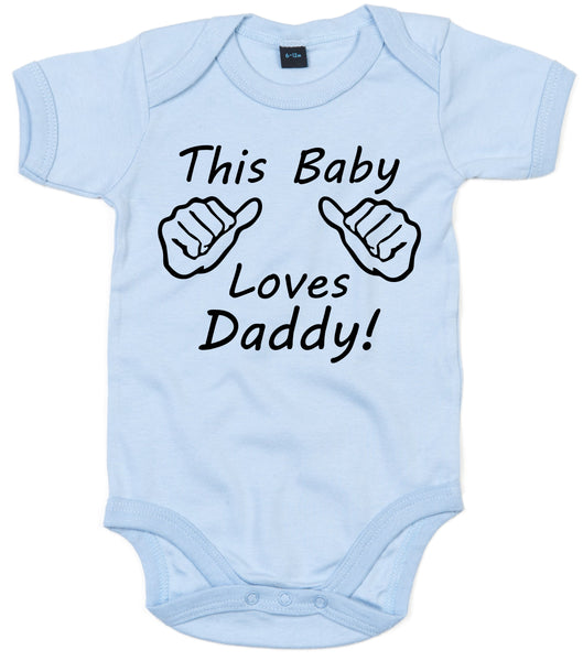 This Baby Loves Daddy Baby Bodysuit