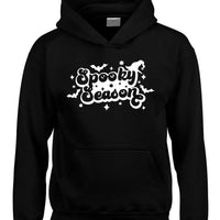 Spooky Season Hoodie with White / black Print