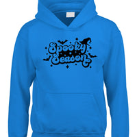 Spooky Season Hoodie with White / black Print