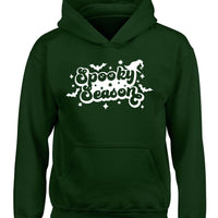 Spooky Season Hoodie with White / black Print
