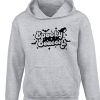 Spooky Season Hoodie with White / black Print
