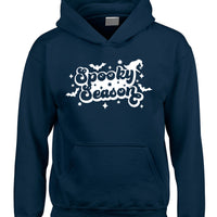 Spooky Season Hoodie with White / black Print