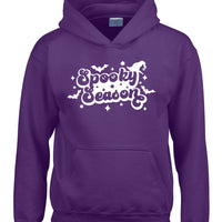 Spooky Season Hoodie with White / black Print