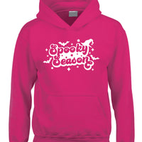 Spooky Season Hoodie with White / black Print