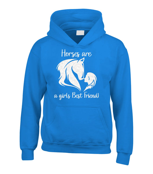 Horse are a girl's best friend (D3) horse hoody