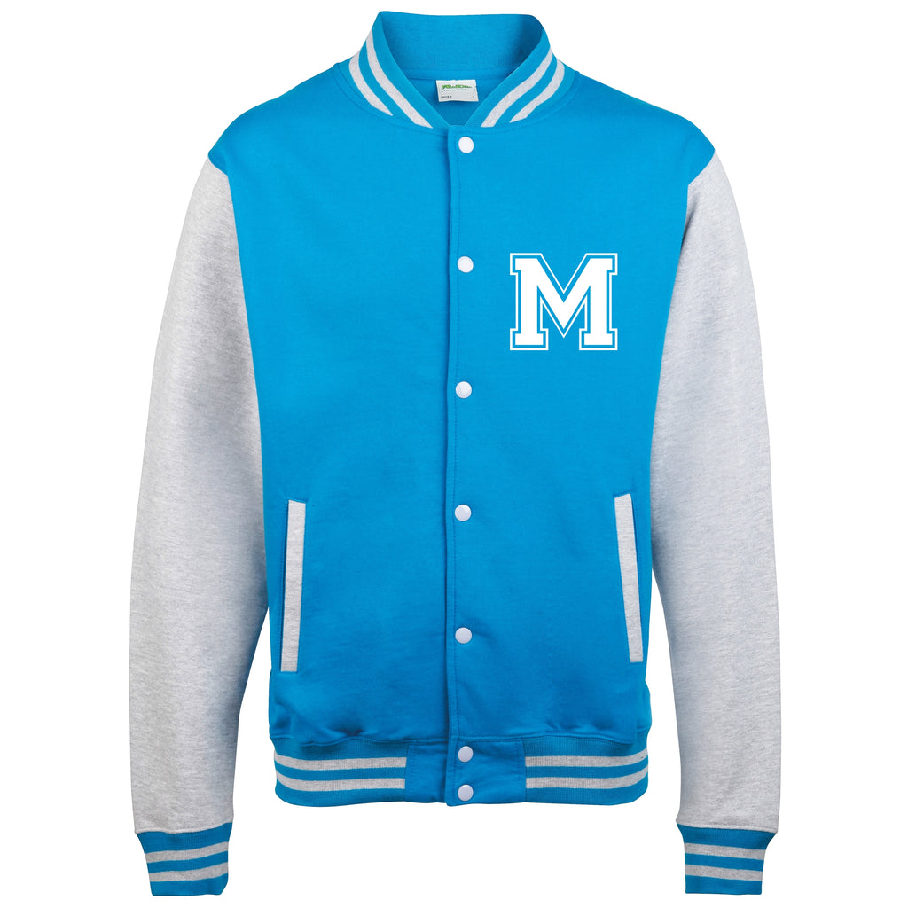 Personalised Children's Varsity Jacket With Initial and Name