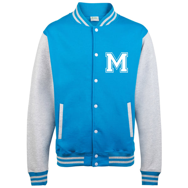 Personalised Adult Varsity Jacket With Initial and Name