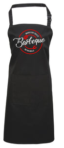 Personalised 'Skills on the Grills' Apron with White/Black & Red Print