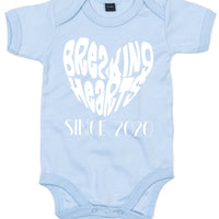 Personalised 'Breaking Hearts Since...' Bodysuit
