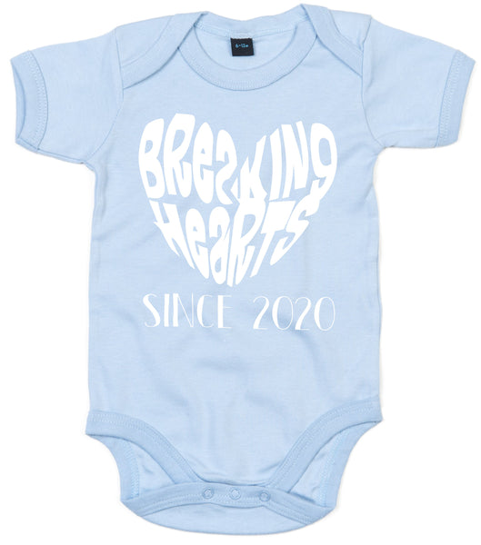 Personalised 'Breaking Hearts Since...' Bodysuit