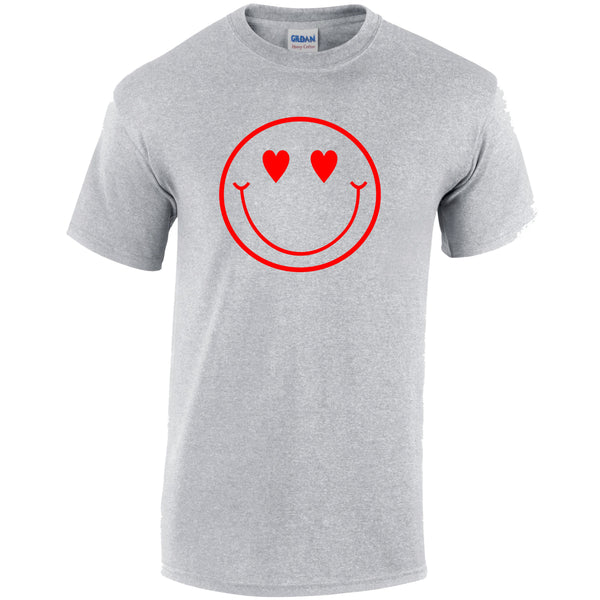 Heart Face Valentine's Day Men's T-shirt