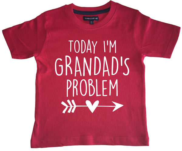 Today i'm Grandad's problem. Children's T-shirt