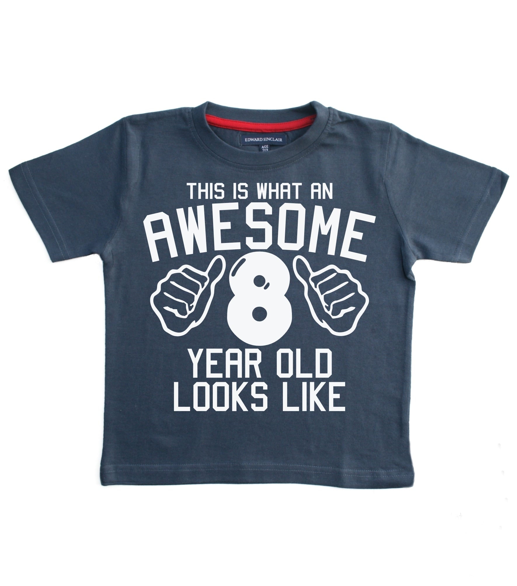 C'est à quoi ressemble un génial 8 ans T-shirt pour enfants 