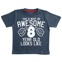 This Is What An Awesome 8 Year Old Looks Like Children's T-Shirt