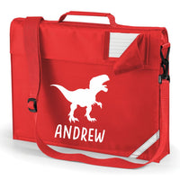 Sac de livre T Rex personnalisé avec sangle 